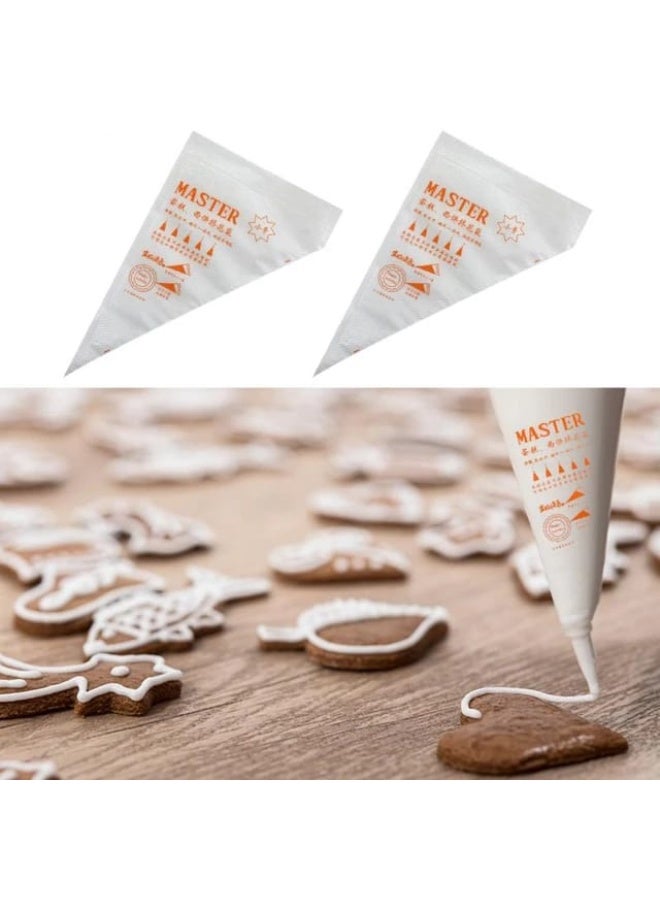 Disposable Cake Decorating Piping Bags – 100 PCS, Anti-Slip Frosting & Icing Bags for Cake, Cupcake & Pastry Decoration - Image 3